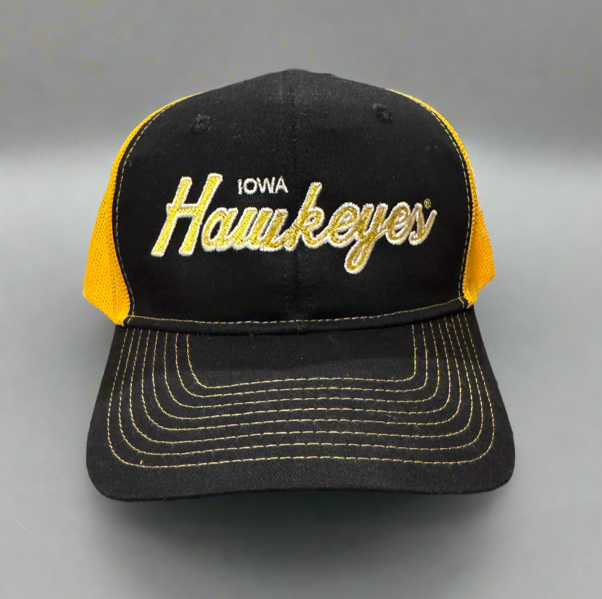 Iowa Hawkeyes Script Snapback Trucker Cap